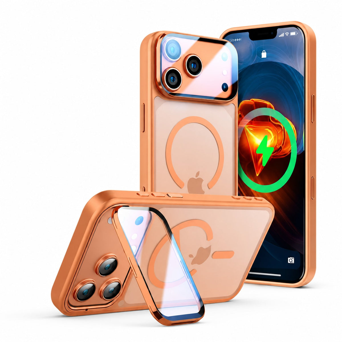 MagSafe Shockproof Kickstand Case with Camera Protection for iPhone 15 Series - main image
