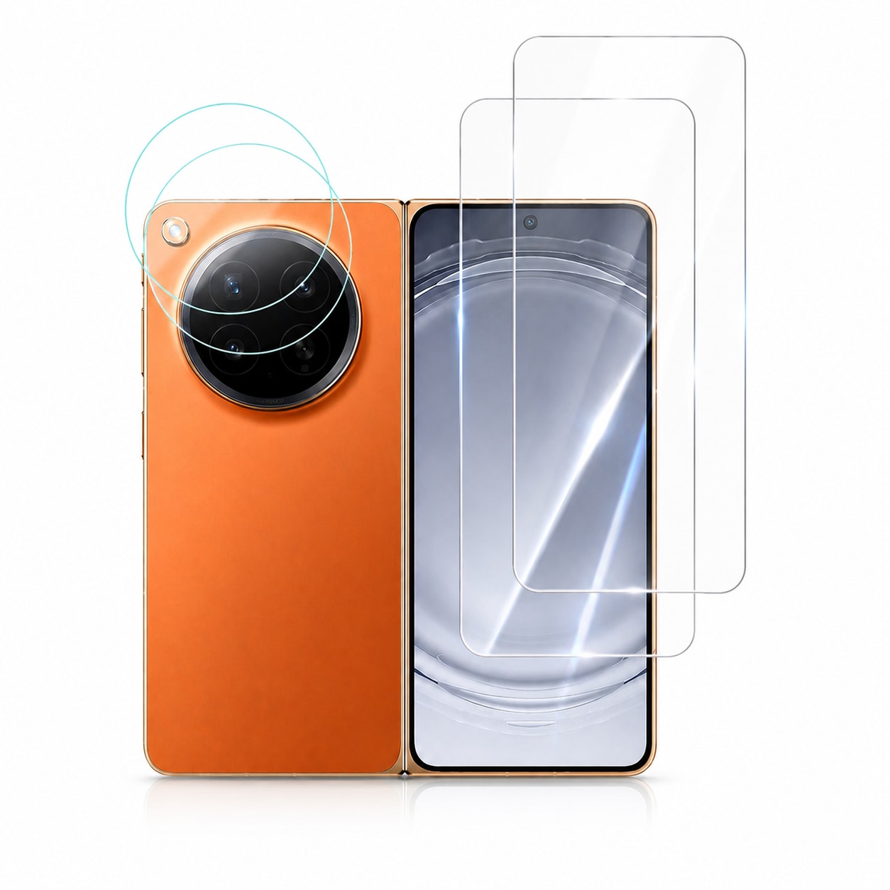 Screen & Camera Glass Protector Set for OPPO Find N6 5G - main image