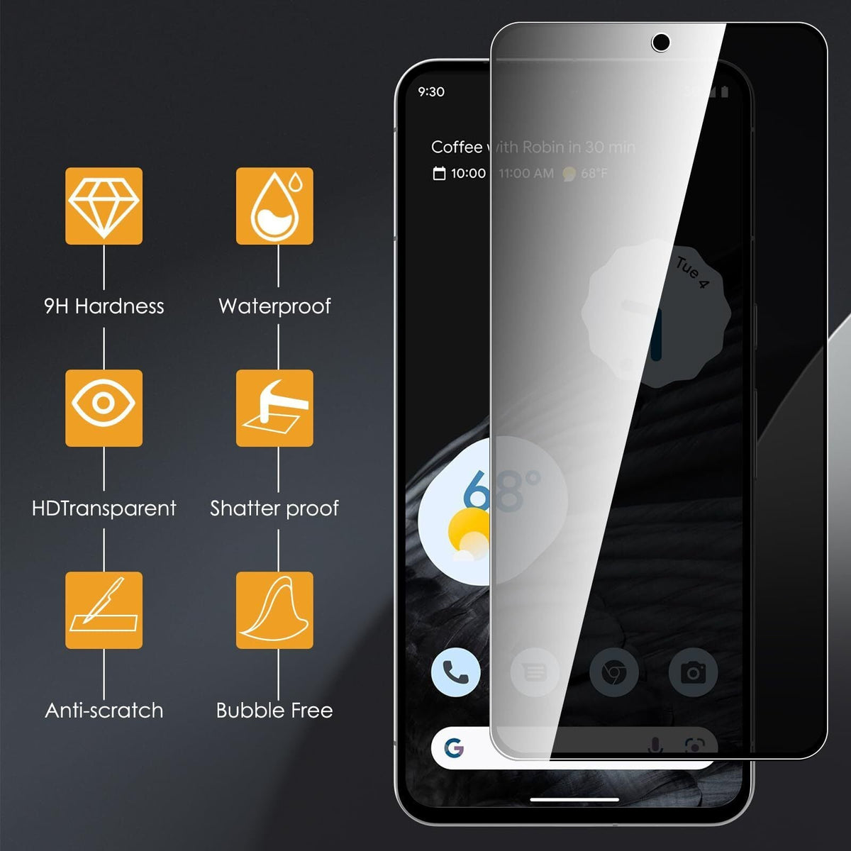 MAXSHIELD Privacy Glass Screen Protector For Reno 11 5G