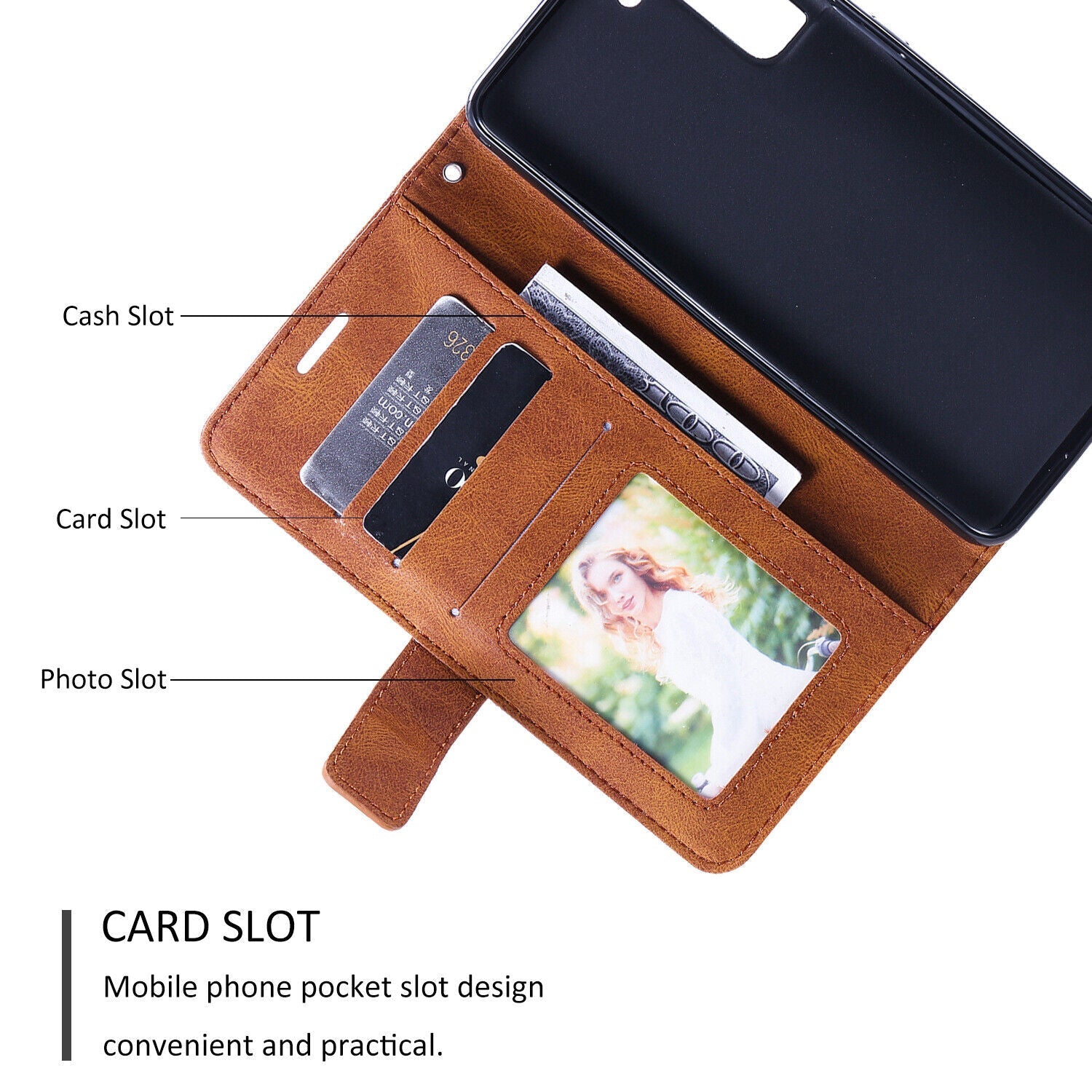 For Samsung S24 S23 Plus Ultra S22 S21 Case Wallet Leather Card Flip Cover