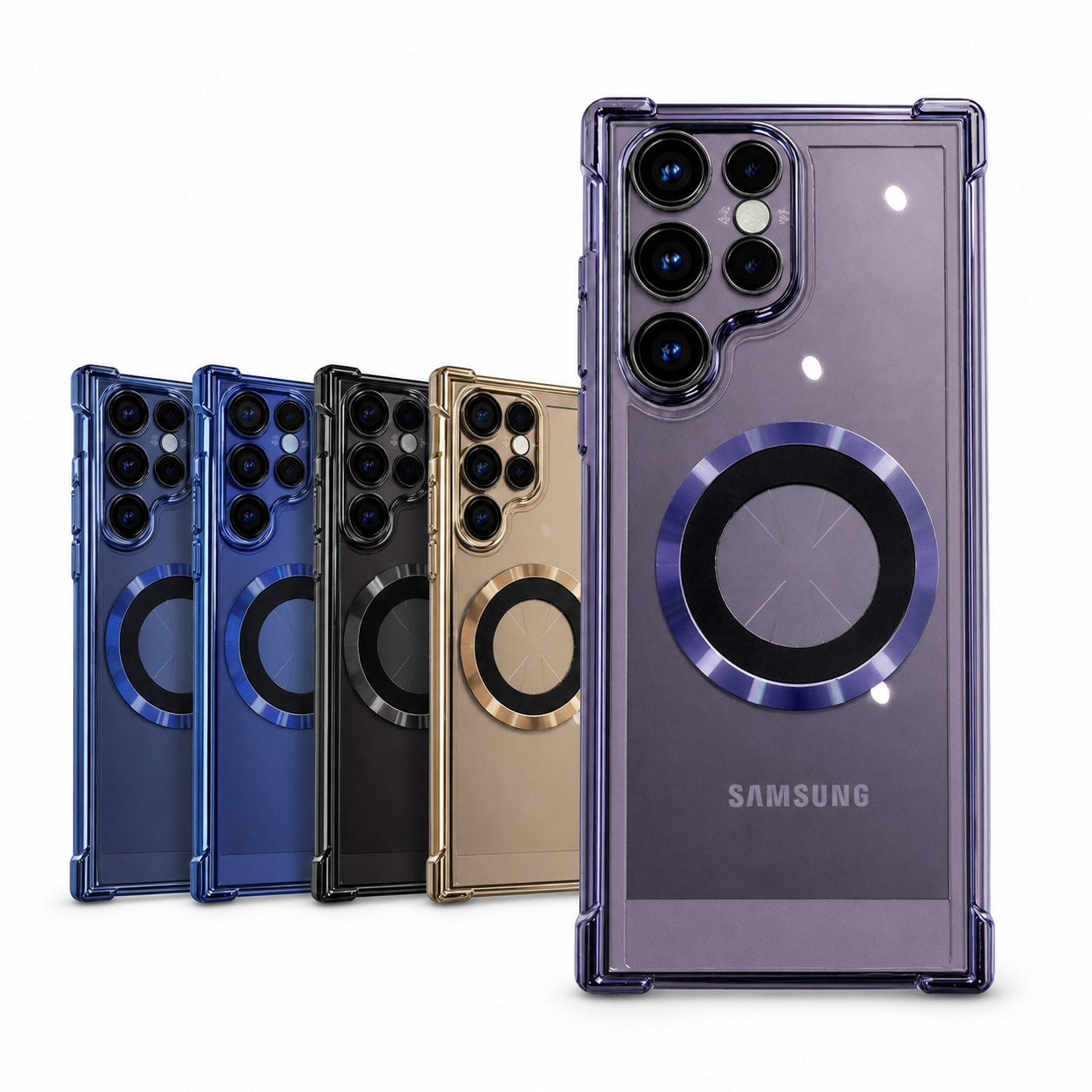 For Samsung Galaxy S25 Series MagSafe Bumper Shockproof Case - main image