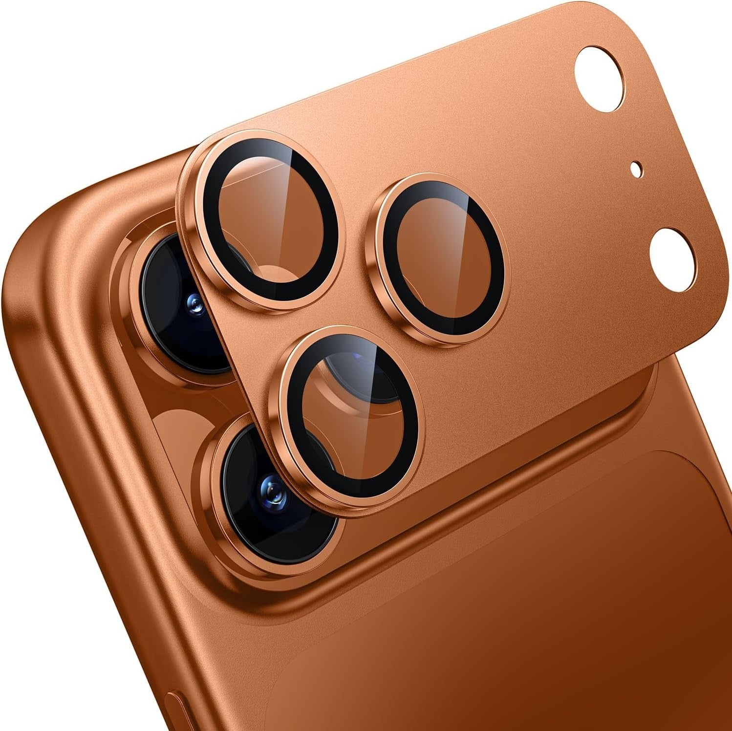 For Apple iPhone 17 Pro Max Air Camera Lens Metal Glass Ring Protector