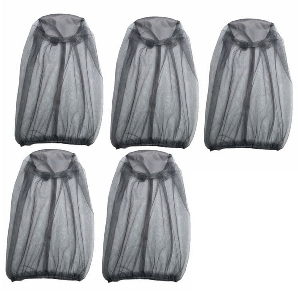 5X Mosquito Head Net Insect Mesh Hat Bee Bug Mozzie Protector Outdoor Fishing