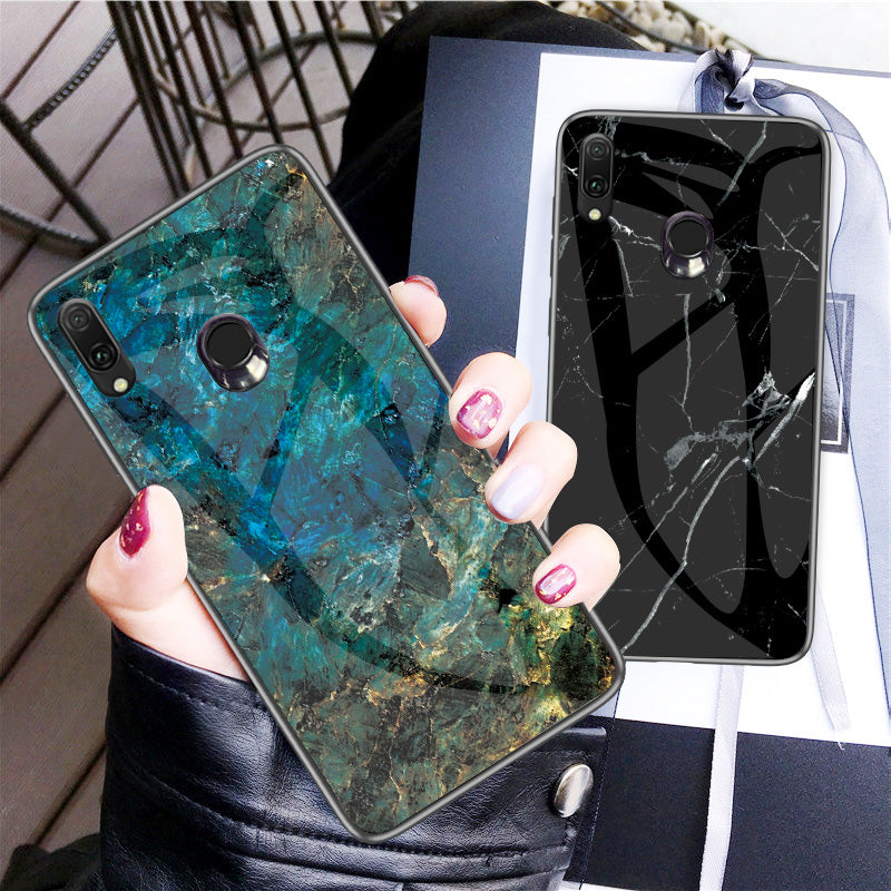 Samsung Galaxy A70 Case Clear Glass Duty Shockproof Slim Cover