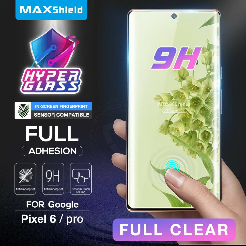 1/2PS For Google Pixel 6 Pro UV Full Coverage HD Tempered Glass Screen Protector