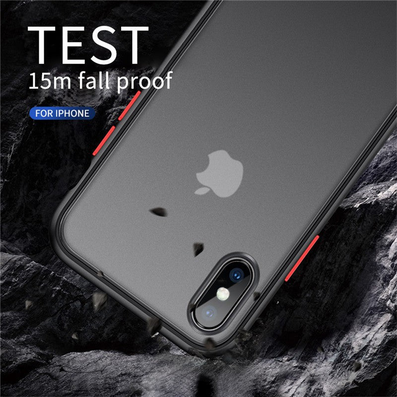 iPhone XS MAX Bumper Case Clear Hard Shockproof Slim Hybrid Cover