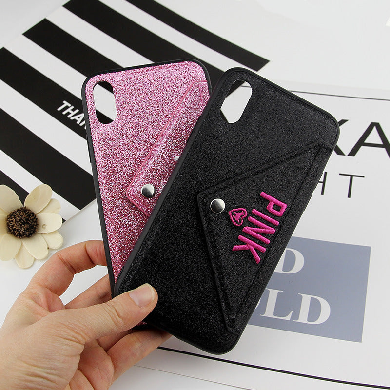 iPhone 11 Pro Bling Shockproof Wallet Stand Card Soft Case Cover