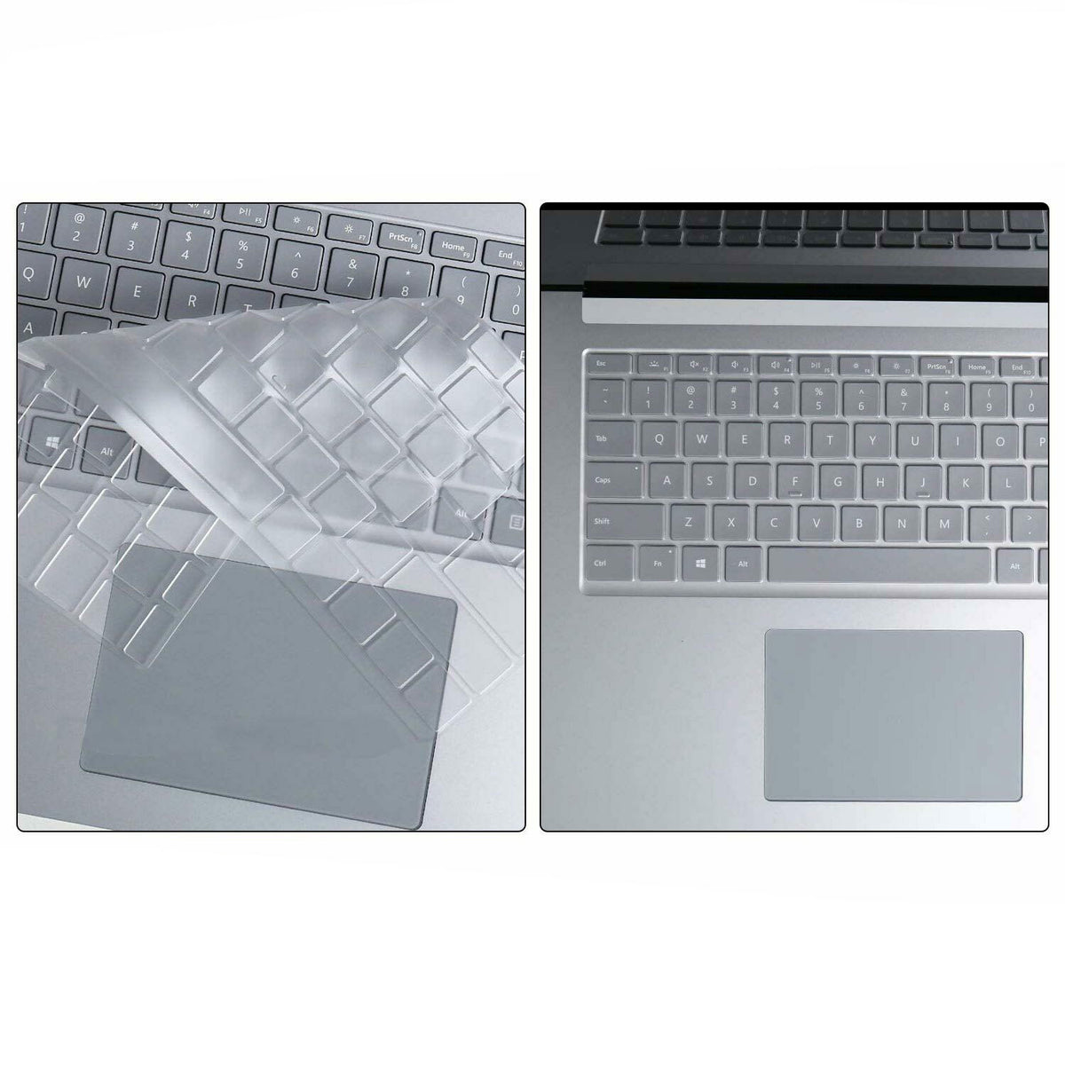 For Microsoft Surface Laptop 4 Soft Clear Keyboard Protector Case Cover