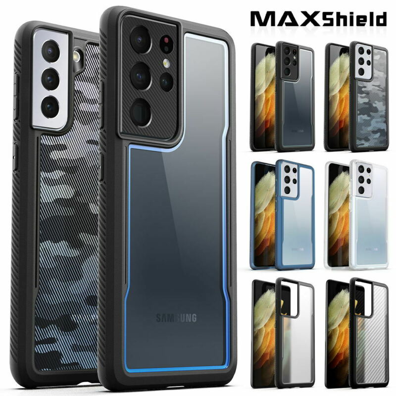For Samsung Galaxy S21 Ultra 5G Case Heavy Duty Shockproof Clear Slim Cover