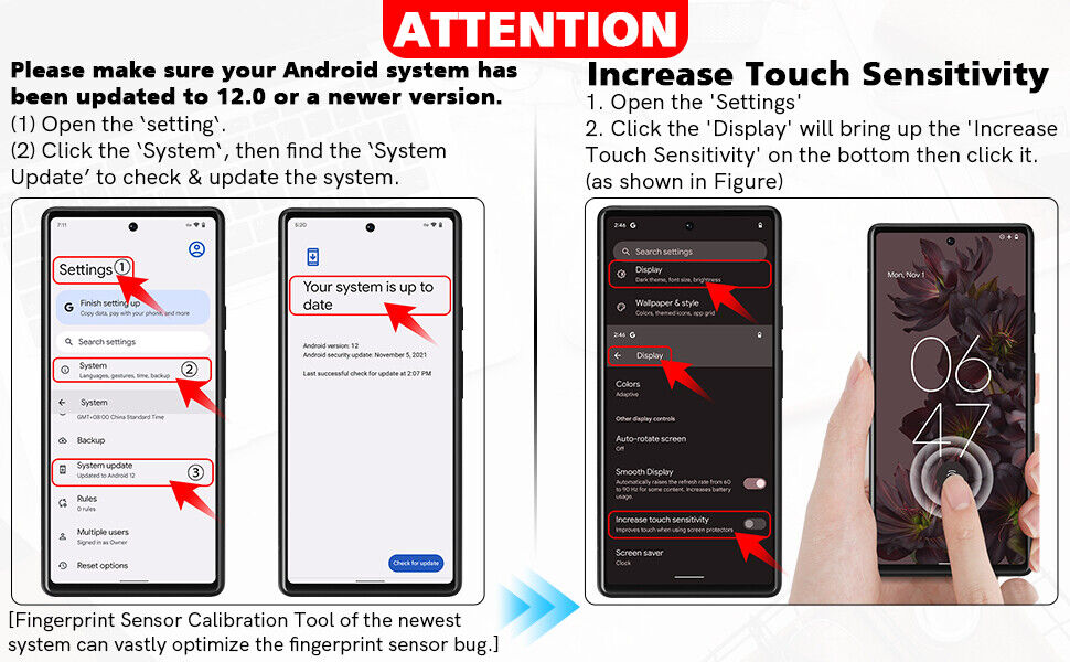 3X For Google Pixel 6A Clear Hydrogel Full Coverage Screen Protector Film