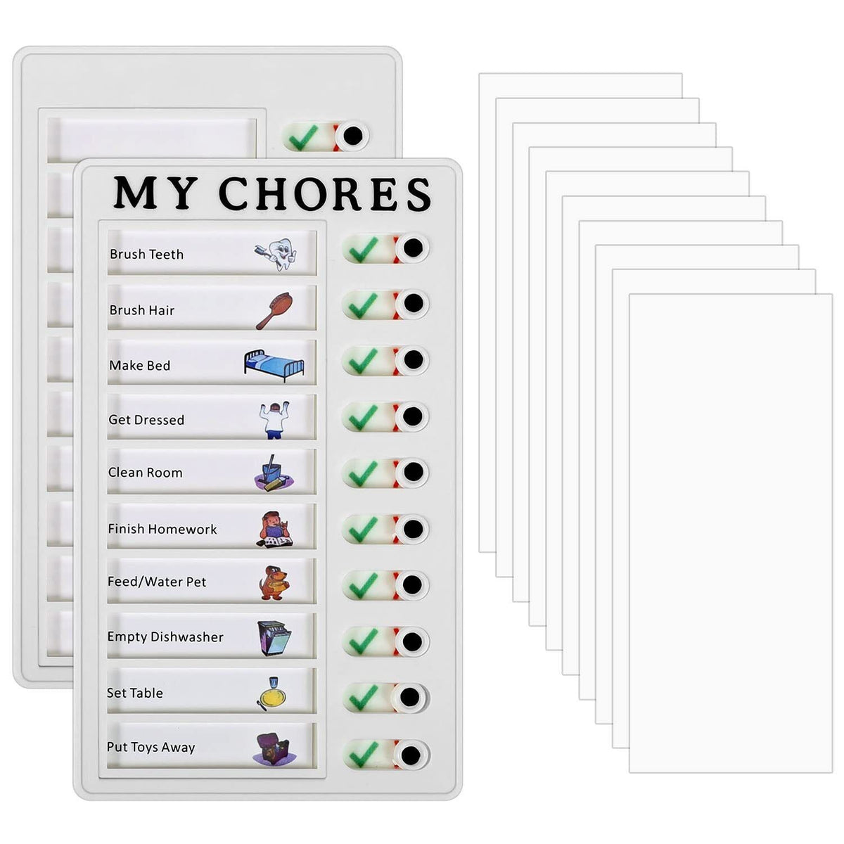 My Chores Chart Memo Board Kids Elder Care RV Checklist To Do List Planner Notes