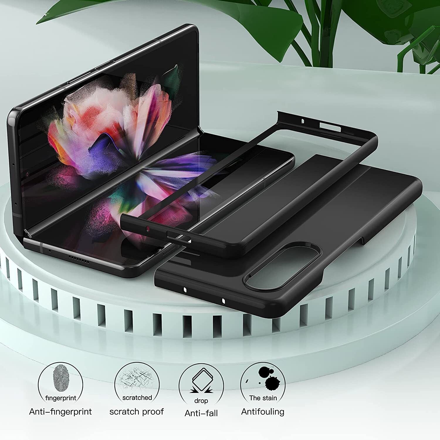 MAXSHIELD For Samsung Galaxy Z Fold 4 5G Case Heavy Duty Shockproof Cover