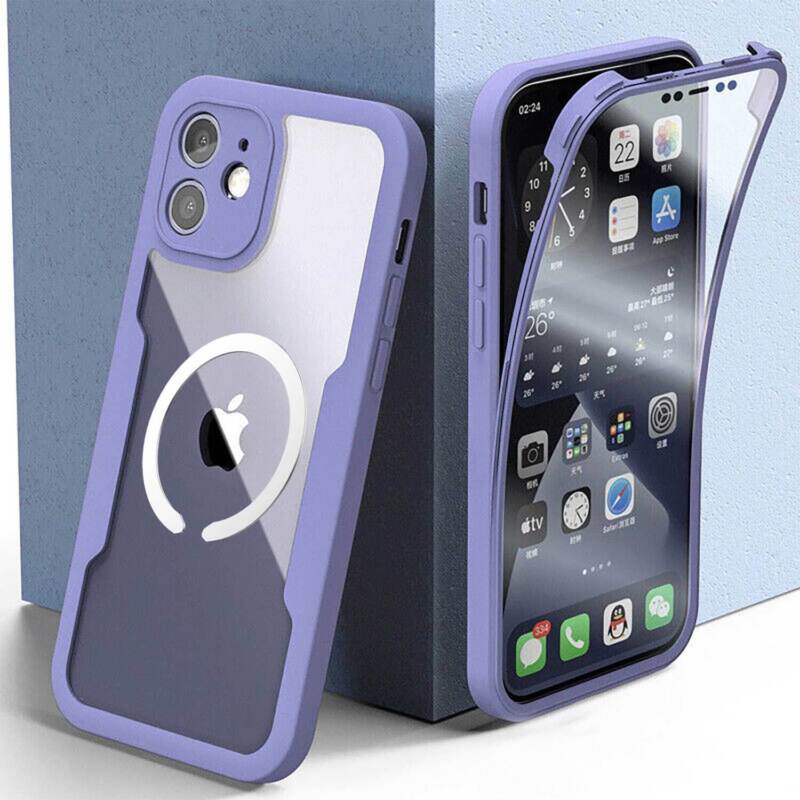 For iPhone 14 13 12 11 Pro Max Shockproof Rugged 360 Full Body Clear Case Cover
