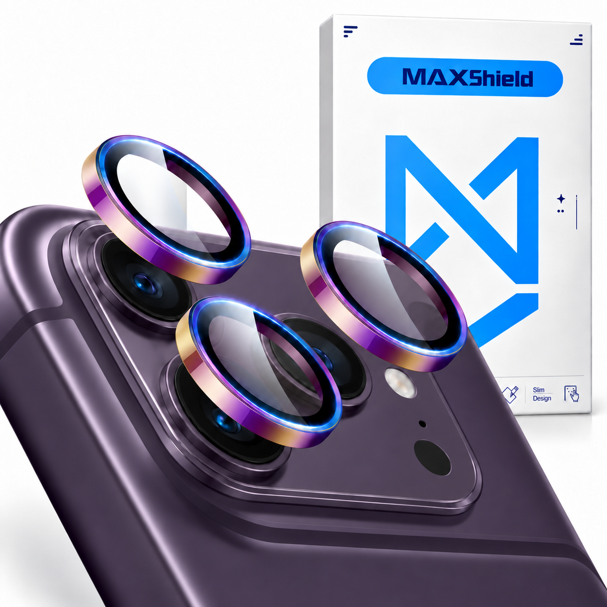 Dazzling camera lens protector 3-pack for iPhone 18 Pro
