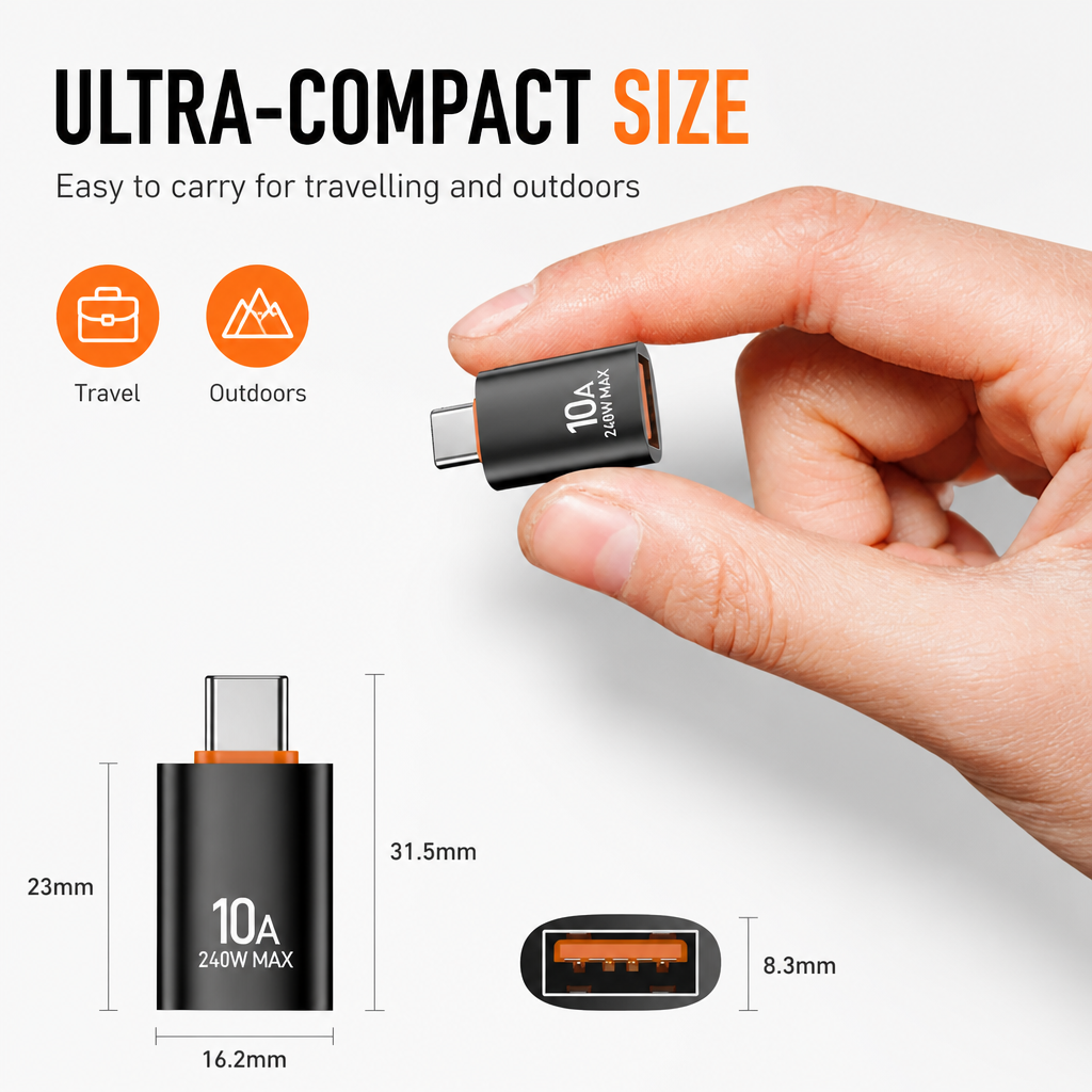 10A USB-C to USB-A OTG Adapter - image 8