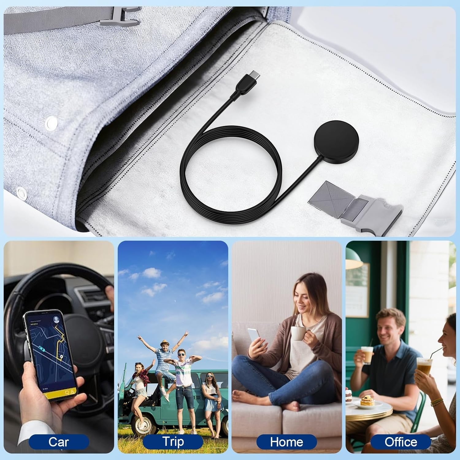 Magnetic USB-C Charger Cable for Samsung Galaxy Watch - image 7