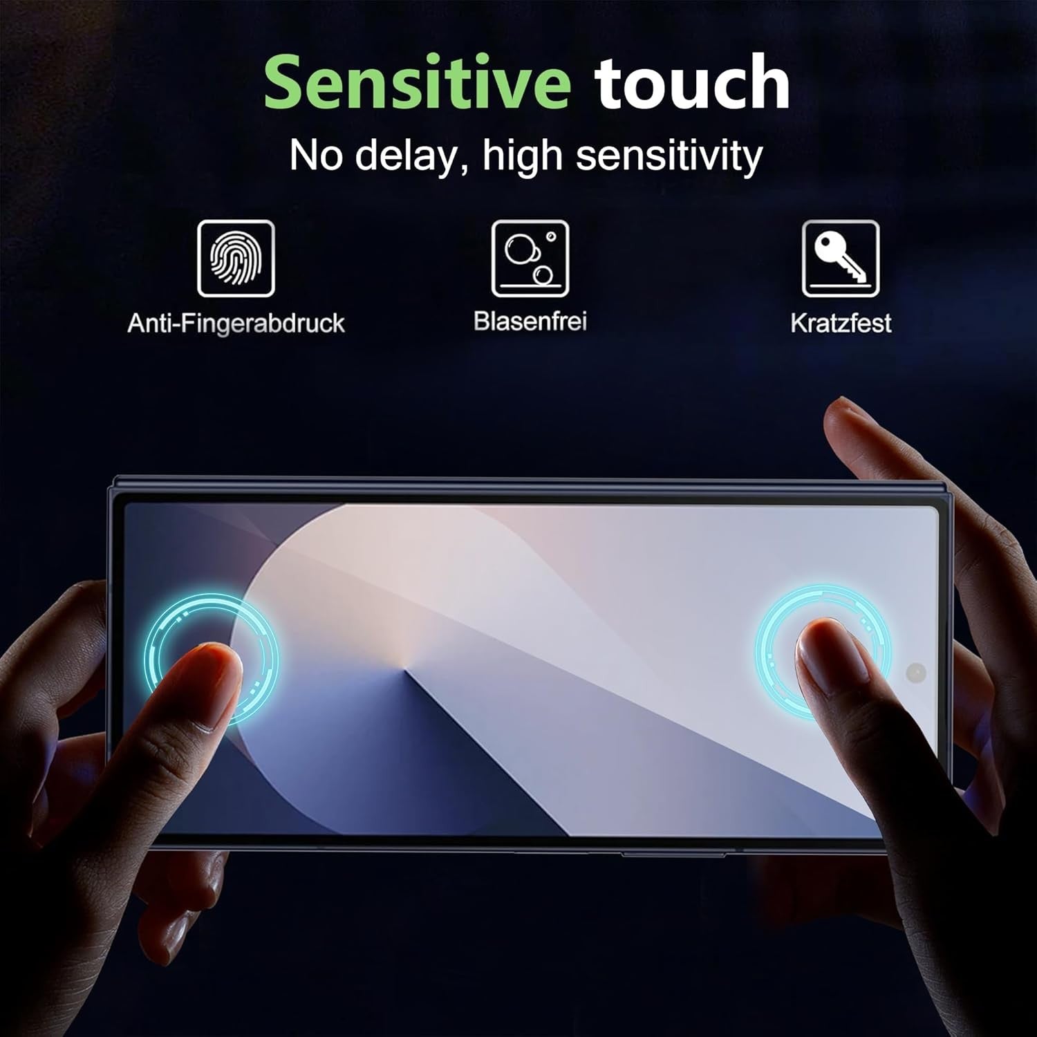 For Samsung Galaxy Z Fold 8 / Fold 8 Ultra Easy-Install Tempered Glass Screen Protector - image 4