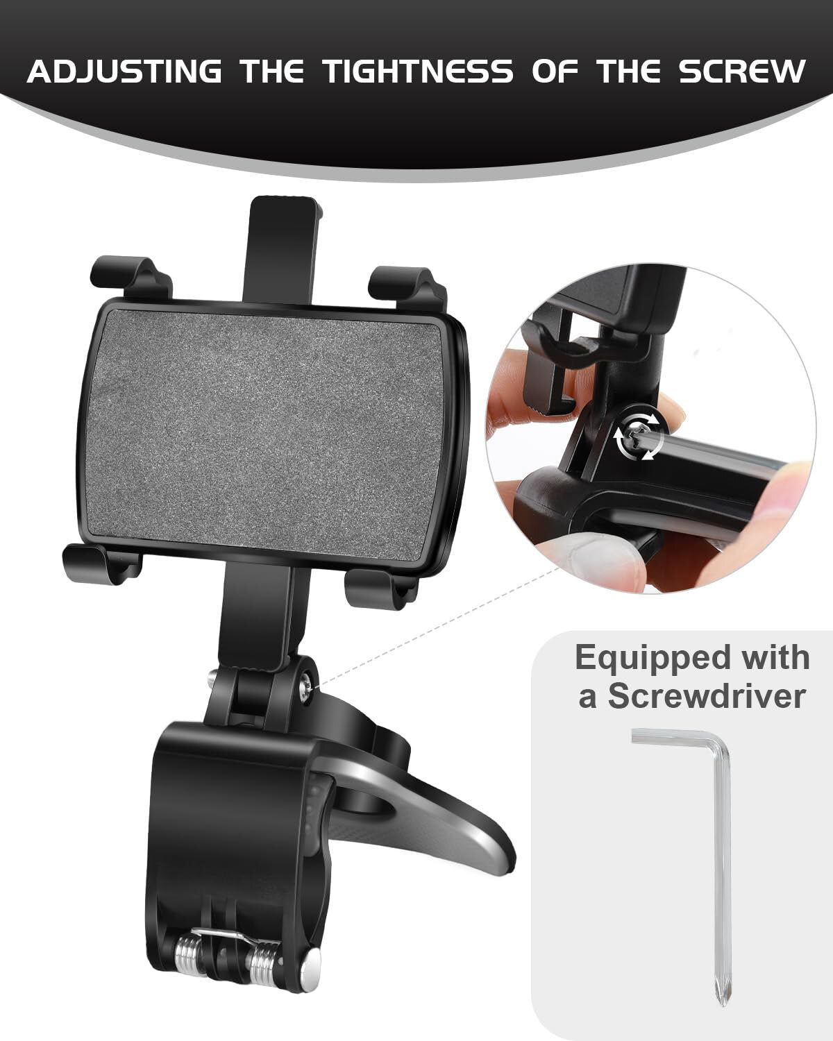 Dashboard Clip Car Phone Mount - image 8