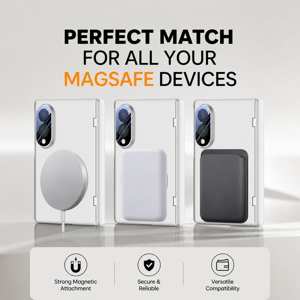 For Samsung Galaxy Z Fold 8 / Fold 8 Ultra Clear Magnetic Ring Kickstand Shockproof Case - image 9
