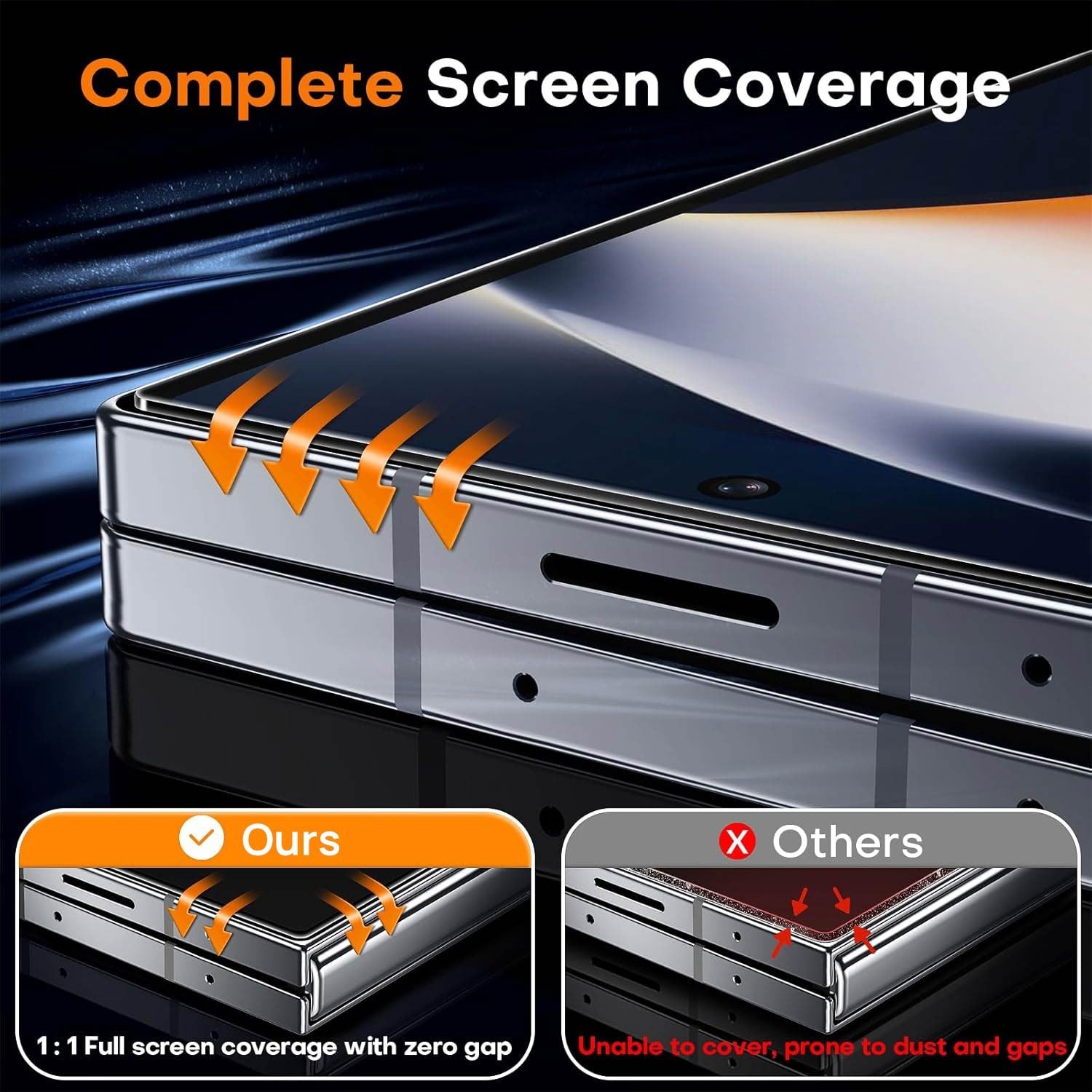 For Samsung Galaxy Z Fold 8 / Fold 8 Ultra Easy-Install Tempered Glass Screen Protector - image 5