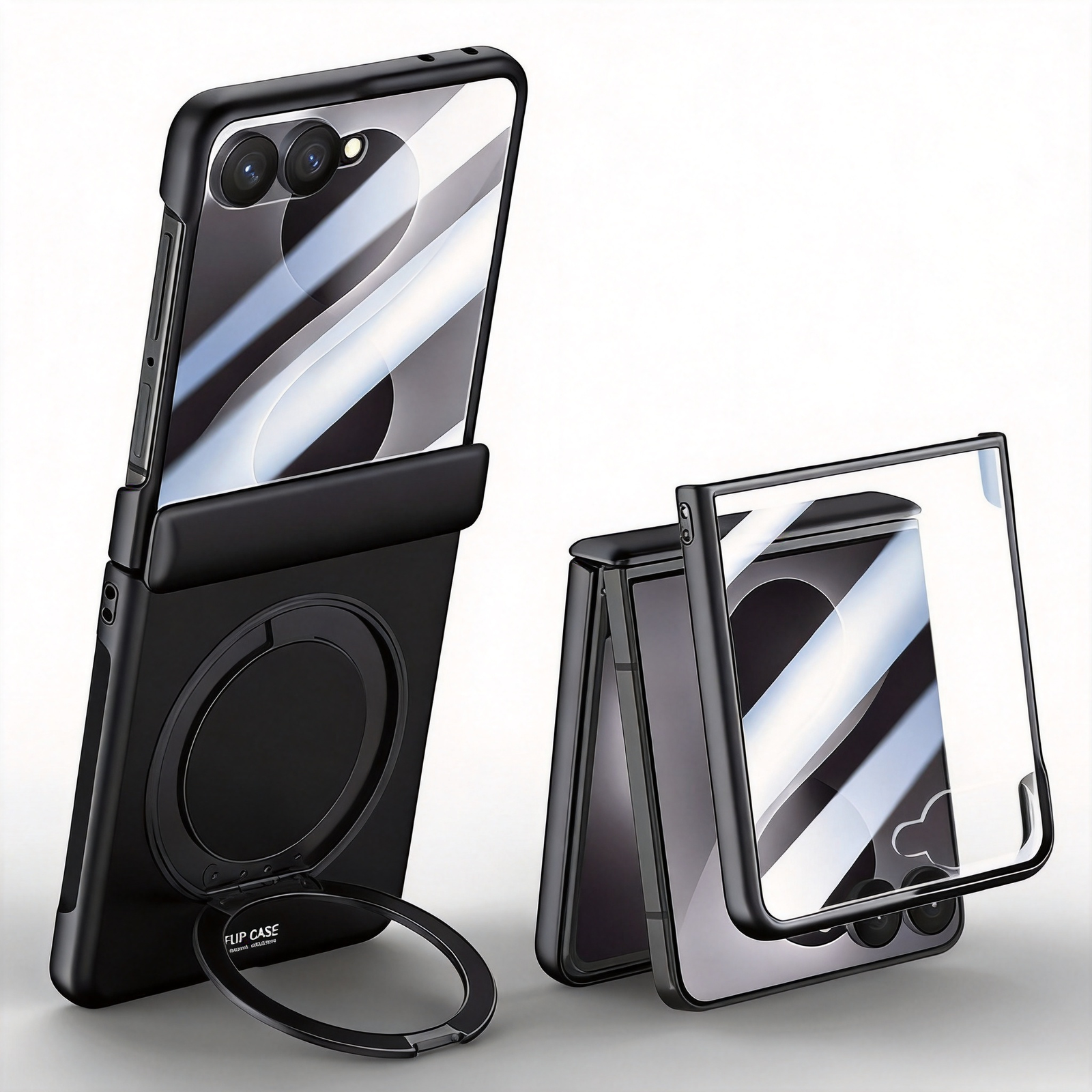 For Samsung Galaxy Z Flip 7 Magnetic Ring Stand Full Protection Case - image 7