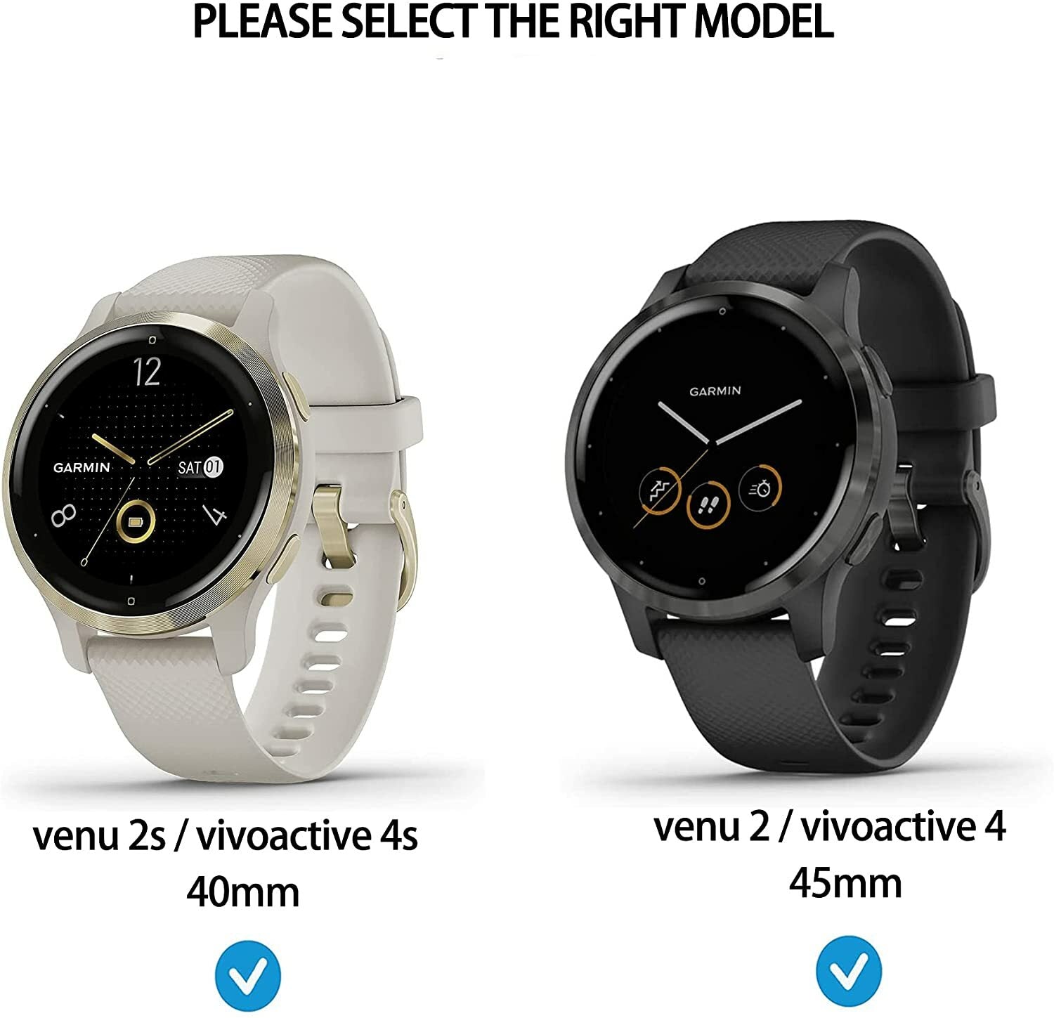 TPU Case Screen Protector for Garmin Venu and Vivoactive - image 5