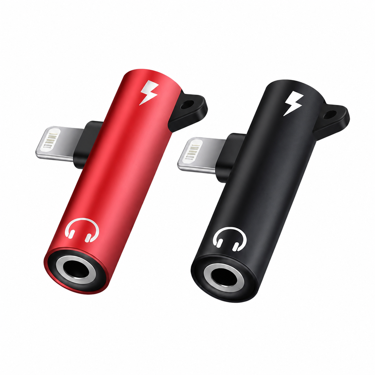 iPhone Charging & 3.5mm Audio Adapter – clean white background main image