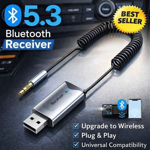 Bluetooth 5.3 AUX Transmitter & Receiver - image 1