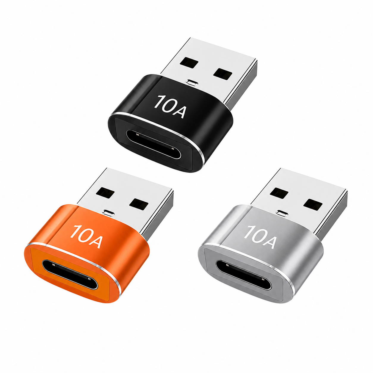 10A USB-A to USB-C Adapter – clean white background main image