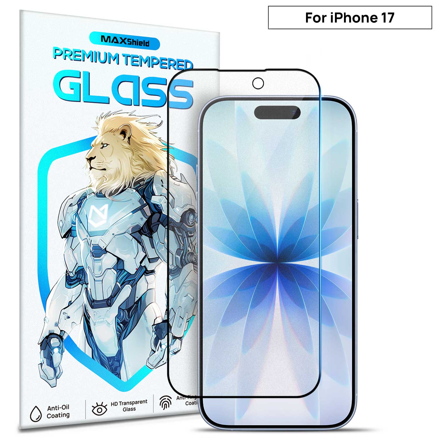 MAXSHIELD For iPhone 17 Pro Max Air Matte Tempered Glass Screen Protector