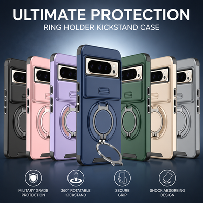 Magnetic Ring Kickstand Case for Google Pixel 9 Series - detail image 1
