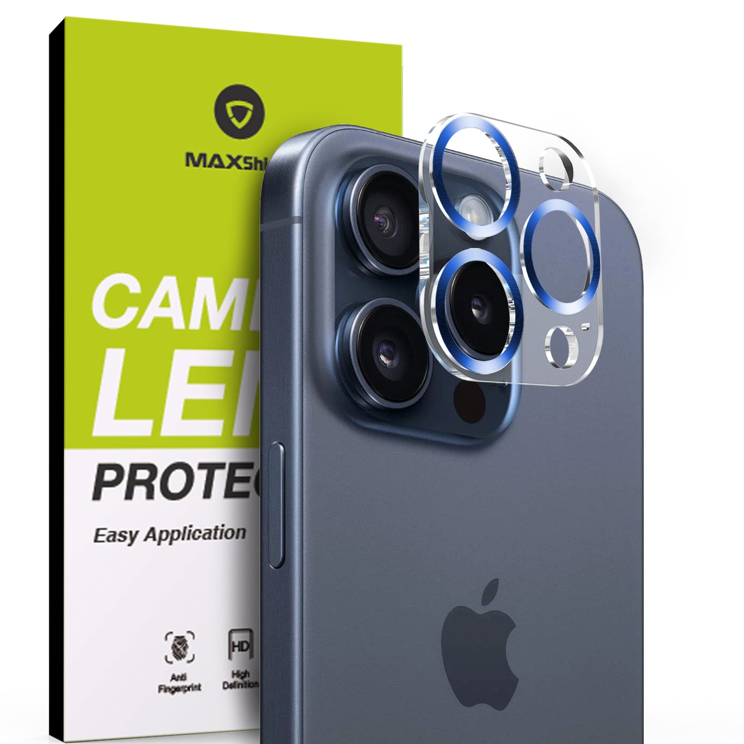 All-In-One 9H iPhone 15 Series Tempered Glass iPhone Camera Protector