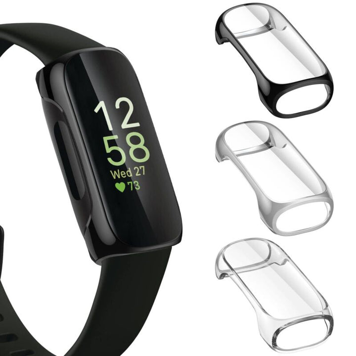 2X For Fitbit Inspire 3 TPU Full Cover Case Shockproof Bumper Screen Protector – clean white background main image