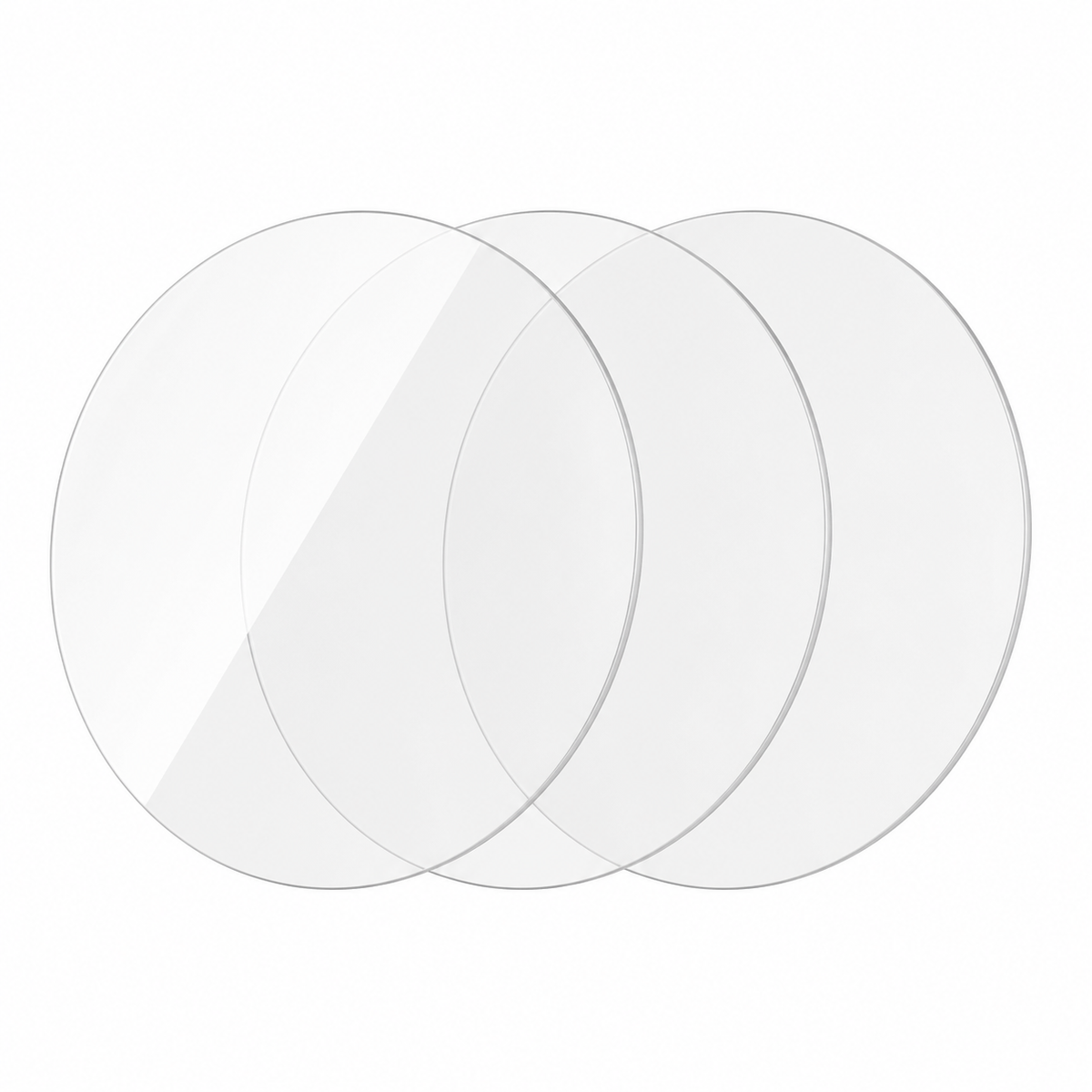 3 Pack For Garmin Instinct Solar Sports Tactical Tempered Glass Screen Protector – clean white background main image