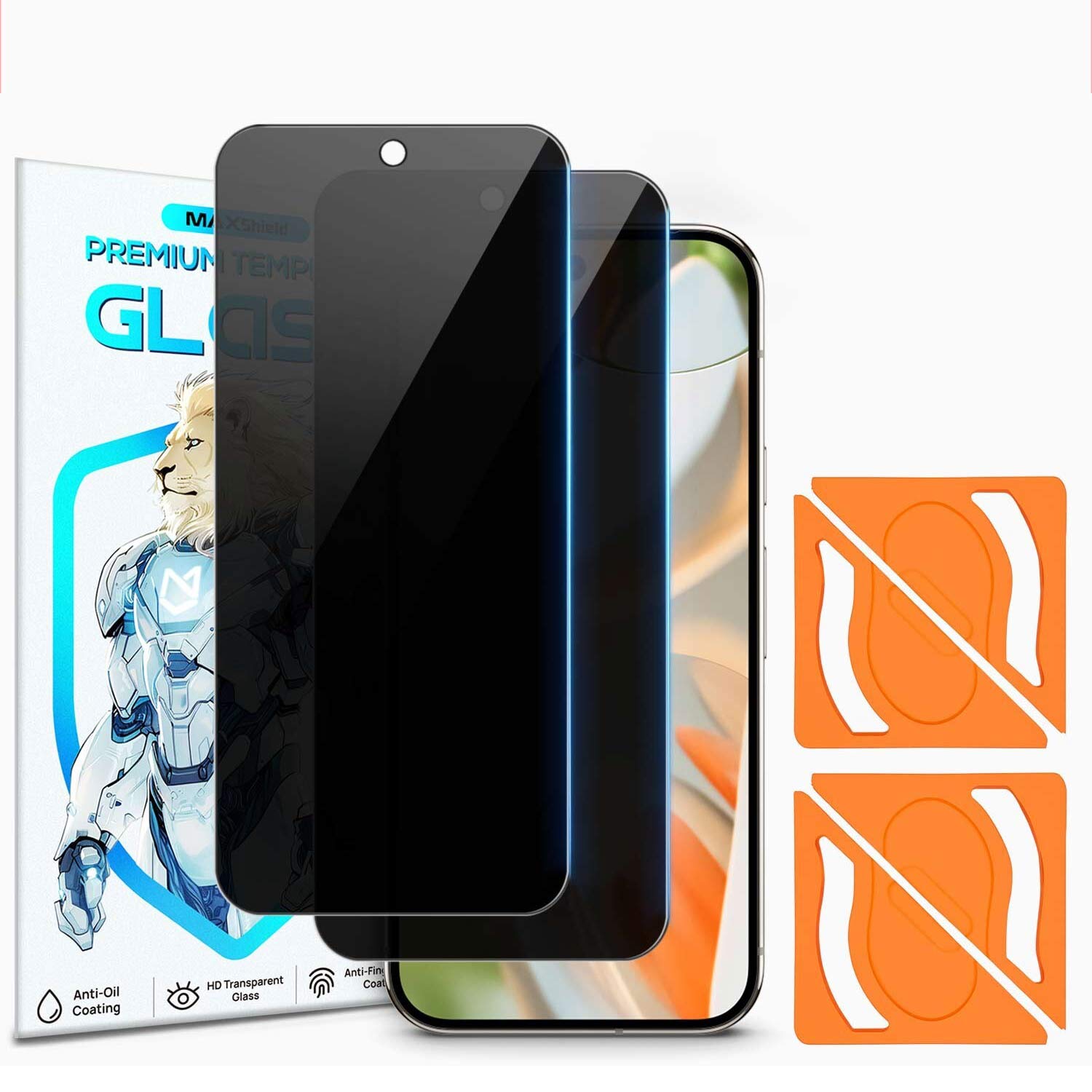 2x For Google Pixel 10 Pro XL Tempered Glass Privacy Screen Protector
