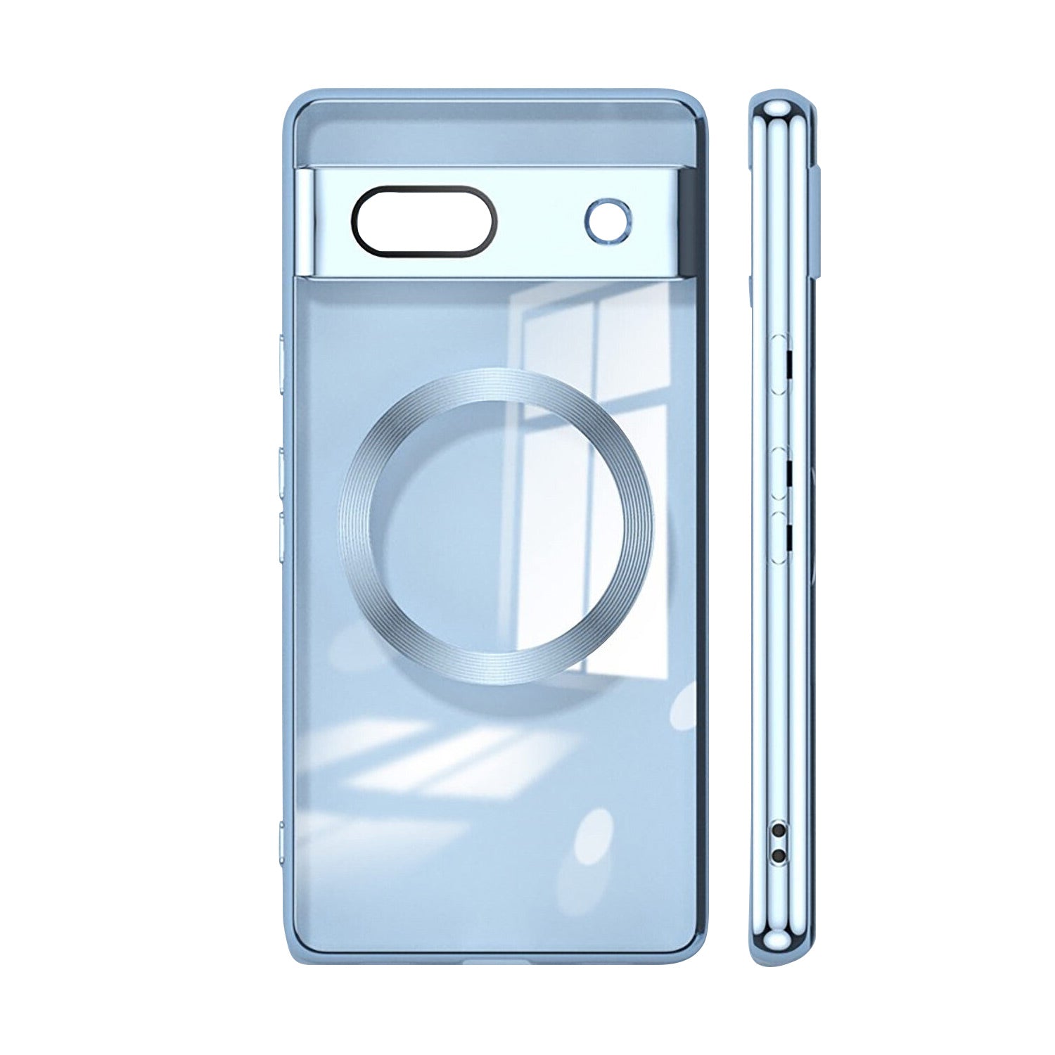 For Google Pixel 8 Pro Magnetic Mag Safe Case Clear Slim Shockproof Case Cover