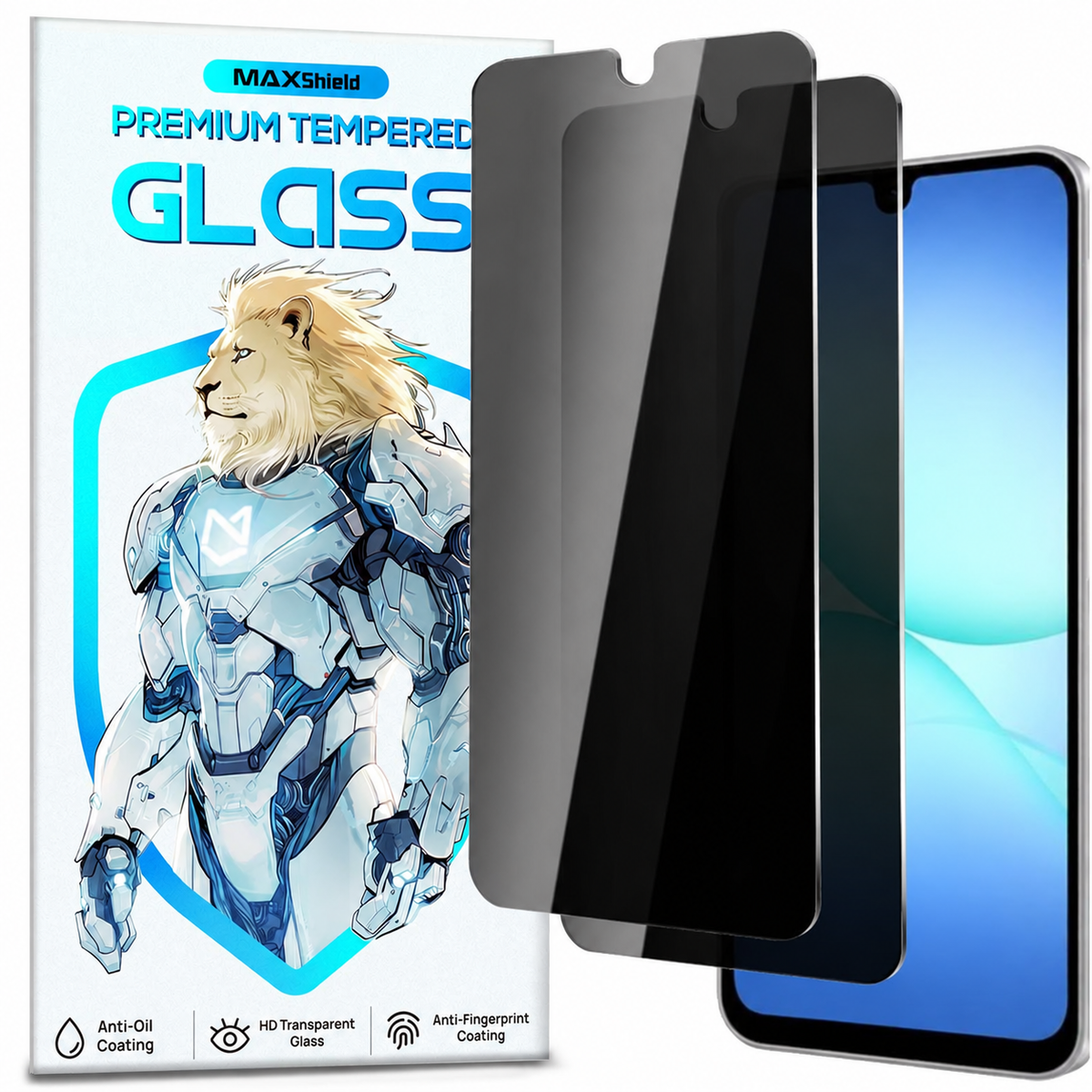 Privacy Tempered Glass Screen Protector for Samsung Galaxy A17 5G - 2 Pack