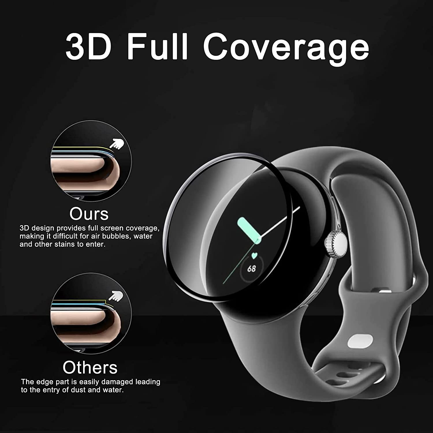 Hydrogel Screen Protector for Google Pixel Watch - image 5