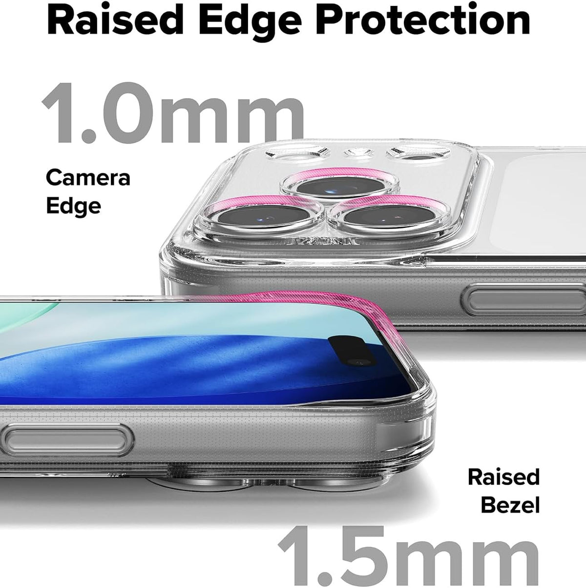 For iPhone 18 Pro Max Case, Compatible with MagSafe - Raised Camera Protection, Case Only, Clear