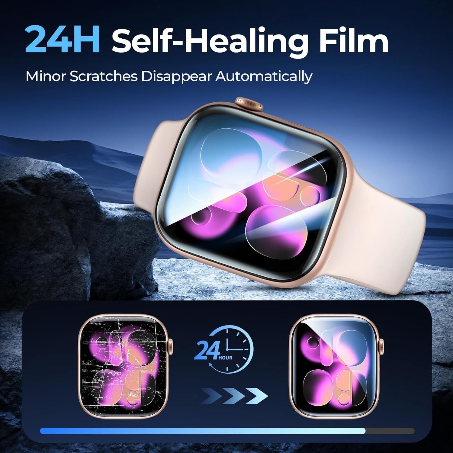 Hydrogel Screen Protector Multipack for Apple Watch - image 3