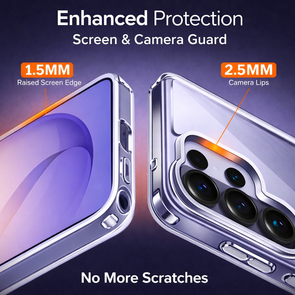 For Samsung Galaxy S24 FE Clear Slim Shockproof Case - image 4