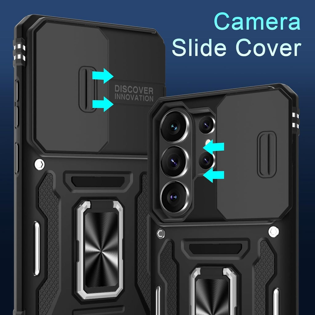 For Samsung Galaxy S24 FE Magnetic Ring Kickstand Shockproof Case - image 2
