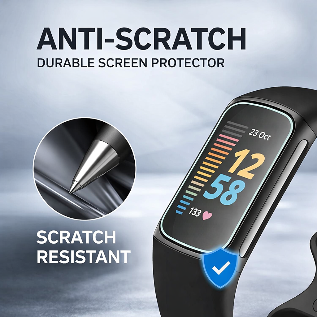 Hydrogel Screen Protector for Fitbit Charge and Inspire - image 3