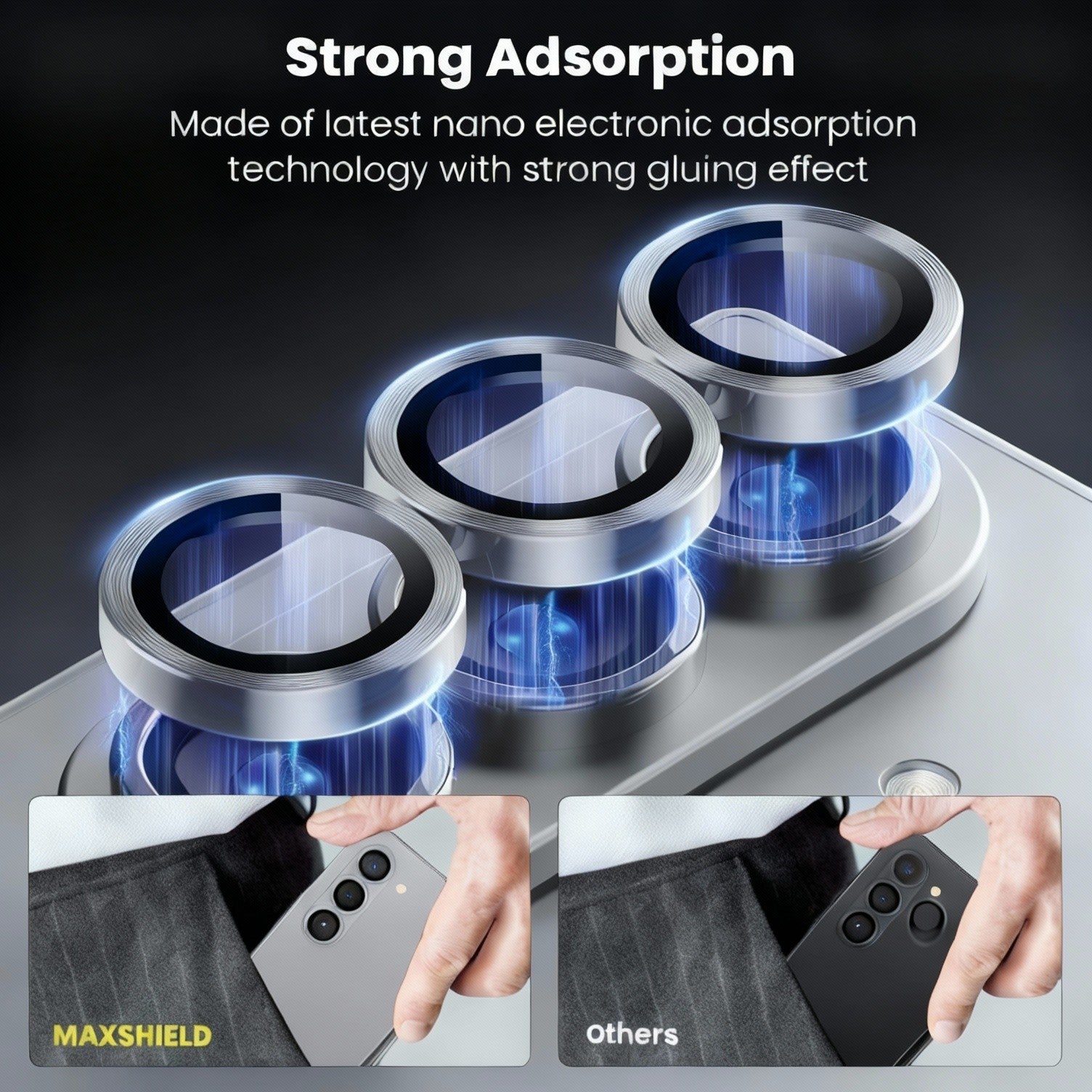 For Samsung Galaxy Z Flip 8 Metal Camera Lens Glass Protector - image 3