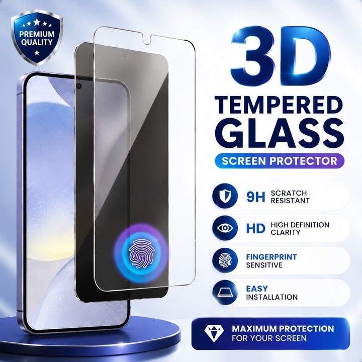 For Samsung Galaxy S24 FE Clear & Privacy Glass Screen Protector - image 1