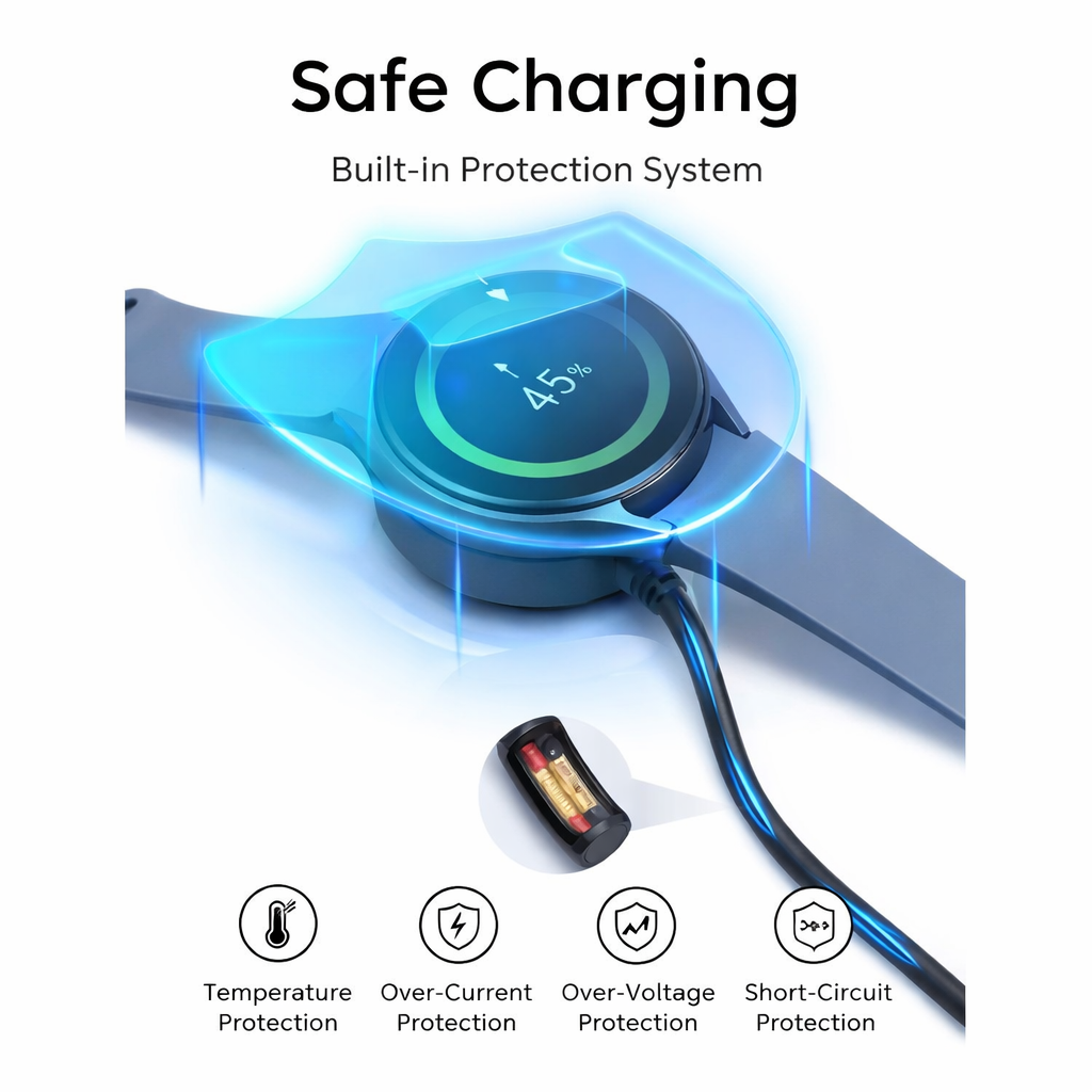 Magnetic USB Charger Cable for Samsung Galaxy Watch - image 3