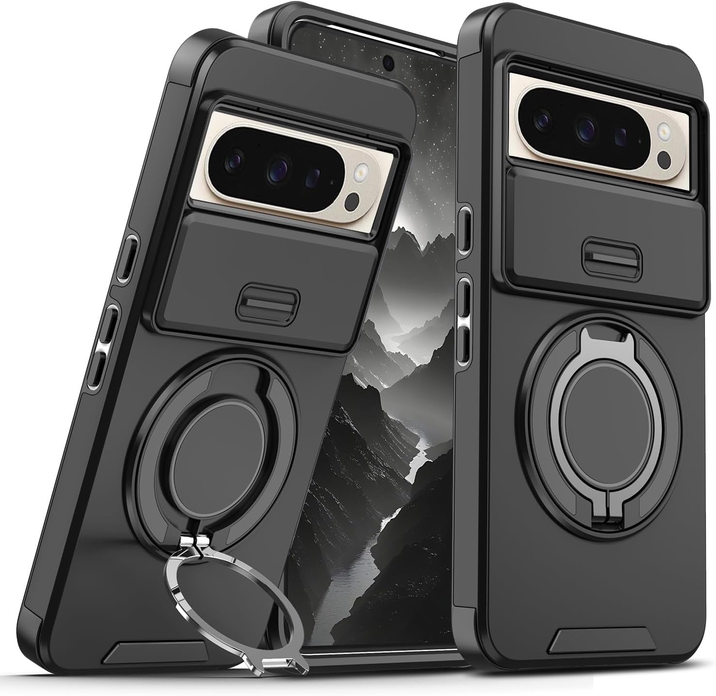 Magnetic Ring Kickstand Case for Google Pixel 7 Series - image 9