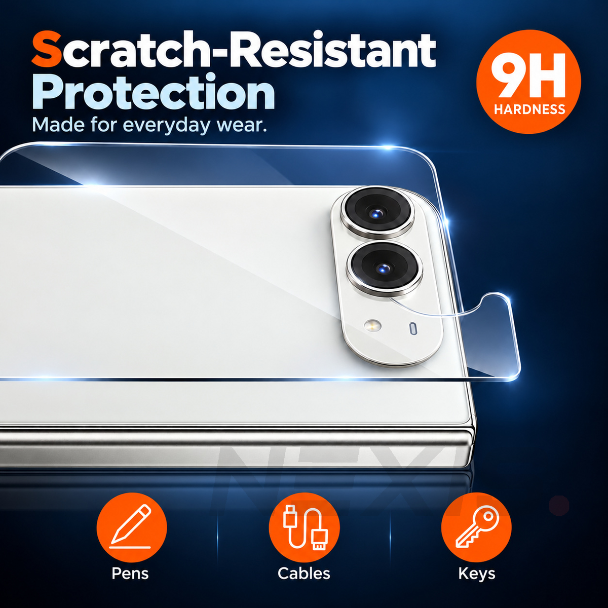 Front Glass and Inner Screen Protector Set for iPhone Duo - 2 Pieces