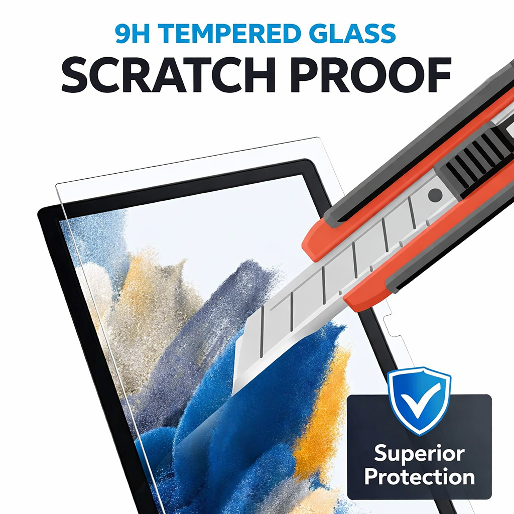 Tempered Glass Screen Protector for Samsung Galaxy Tab S9 FE 10.9-inch - 2 Pack