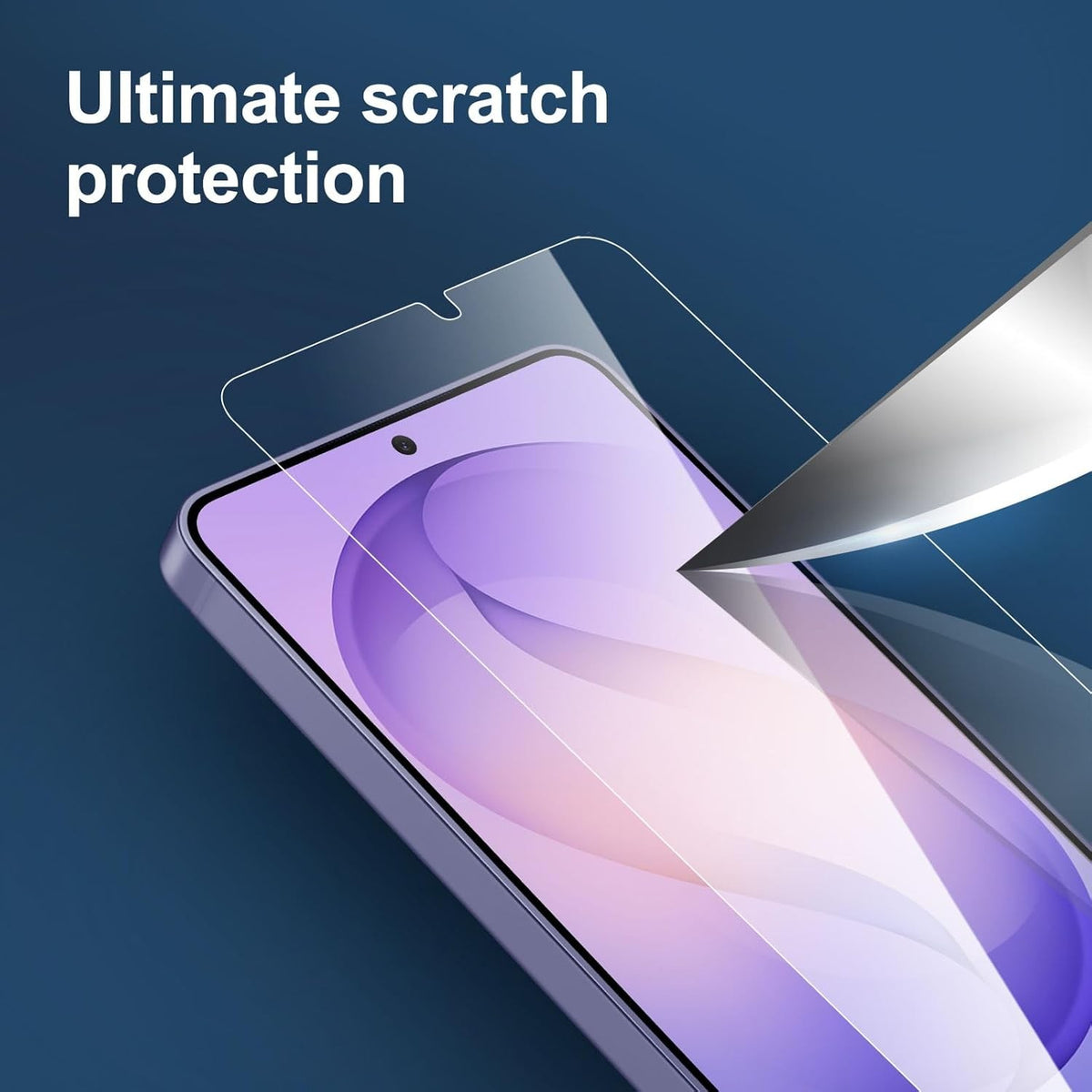 2 Pack Tempered Glass Screen Protectors for Samsung Galaxy S26 FE